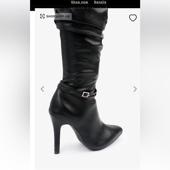 NWOT Over The Knee Stiletto Boots - Picture 3 of 5